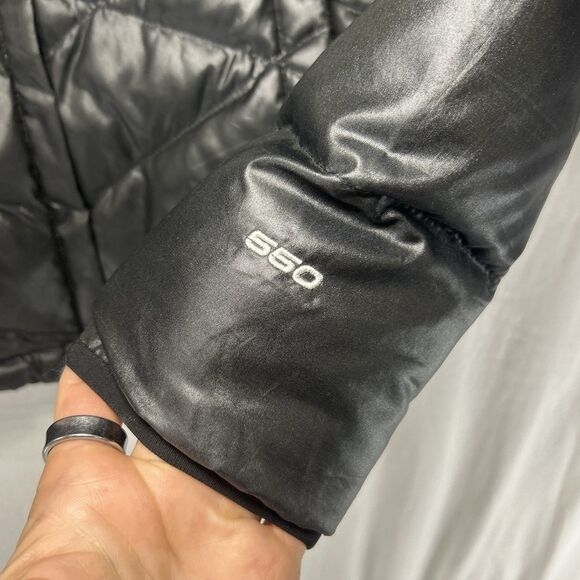 North Face Aconcagua Puffer Jacket Womens XS Black 550 Fill Goose Down - Picture 3 of 11